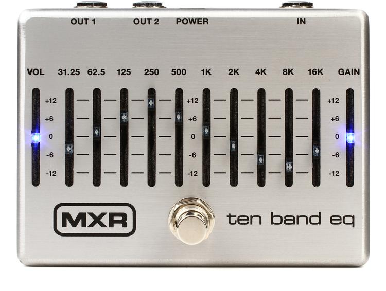 MXR M108S Ten Band EQ Pedal | Sweetwater