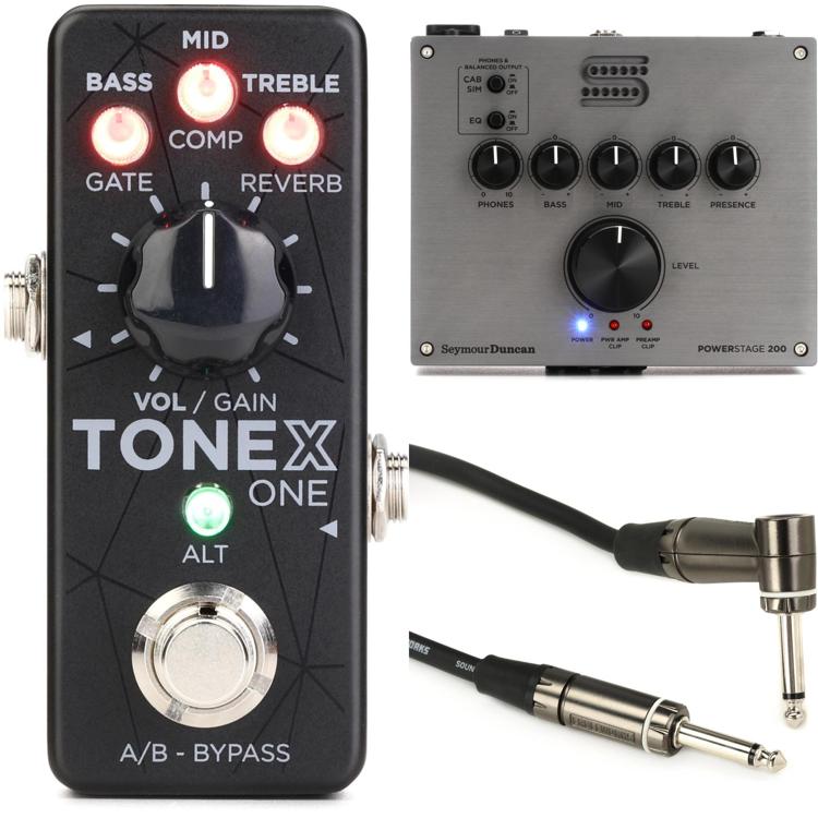 IK Multimedia TONEX ONE Amplifier/Cab/Pedal Modeler and Seymour Duncan  PowerStage 200 Bundle