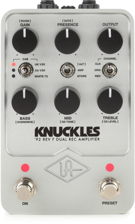 UAFX KNUCKLES デュアルRECアンプ Universal Audio UAFX Knuckles '92 Dual Rec amp pedal review