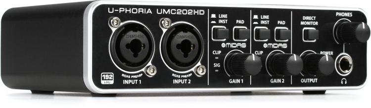 Behringer U-Phoria UMC202HD USB Audio Interface | Sweetwater