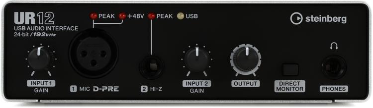 Steinberg UR12 USB Audio Interface Podcast SetNeu 