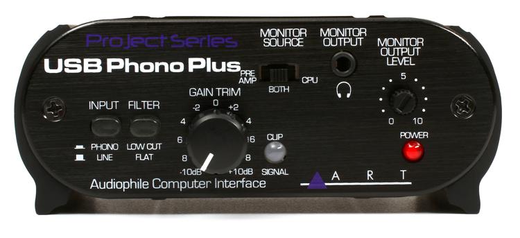 Hvile ophøre dele ART USB Phono Plus Phono Preamp & Audio Interface | Sweetwater