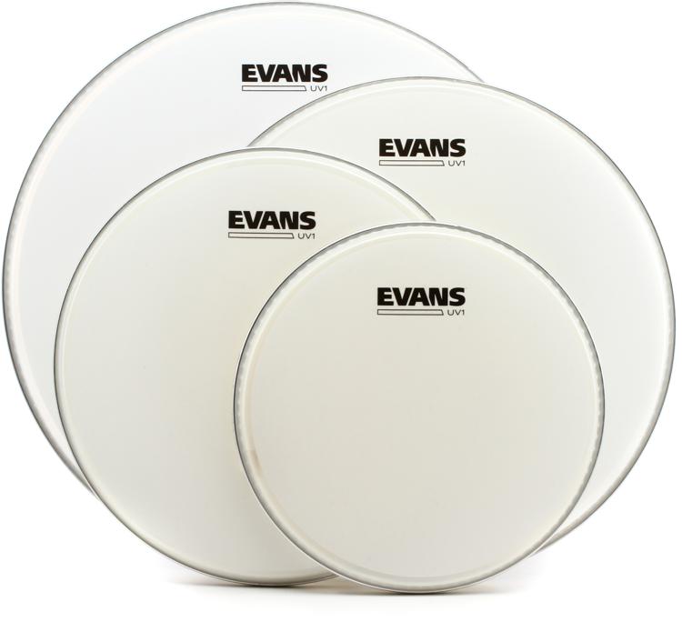 Evans UV1 Coated Tom Pack-Standard 12, 13, 16 