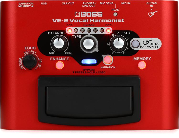 Boss Ve 2 Portable Vocal Processor Sweetwater Boss Ve 2 Portable Vocal Processor Sweetwater