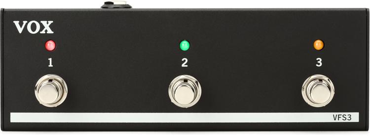 Vox VFS3 3-button Footswitch for Mini Go Amps | Sweetwater