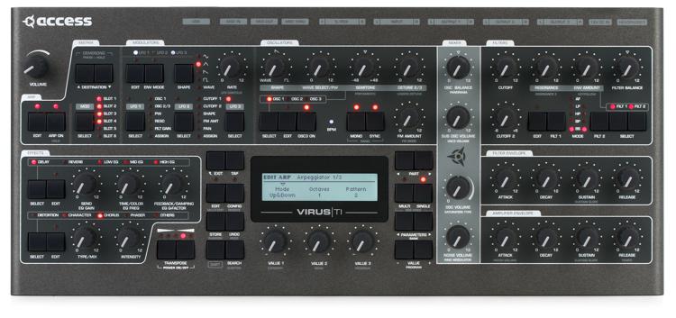 Access Virus TI2 Desktop Multi-timbral Synthesizer | Sweetwater