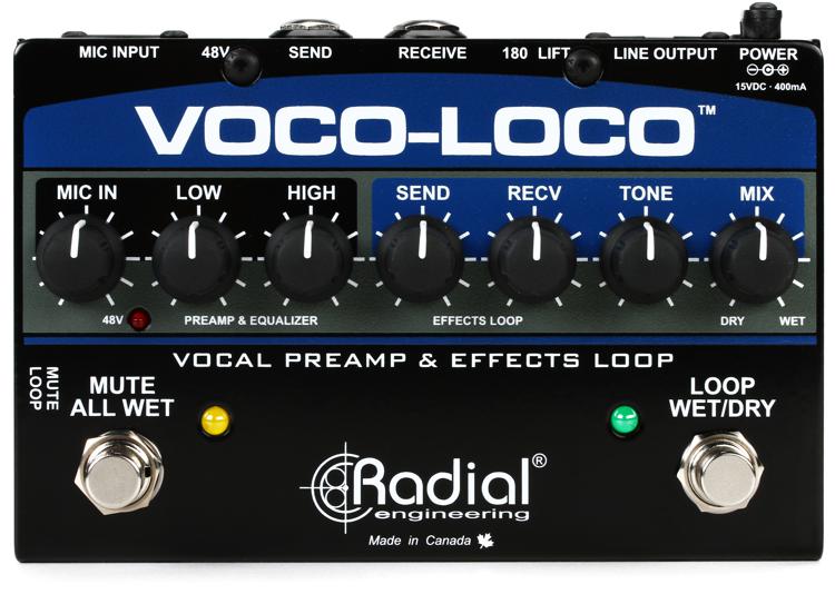 Radial Voco-Loco Microphone Loop & for Guitar Effects | Sweetwater