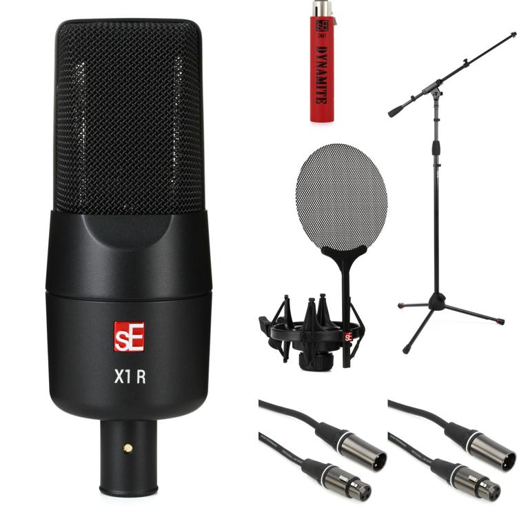 sE Electronics X1 R Ribbon Microphone and Dynamite Inline Preamp | Sweetwater