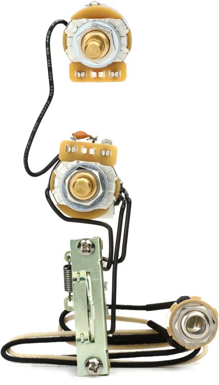 Mojo Tone Solderless Quiet Coil Thinline Tele 3 Way Wiring Harness