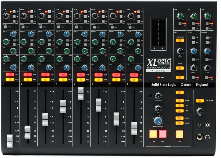 Solid State Logic X Desk Superanalogue Mixer Sweetwater