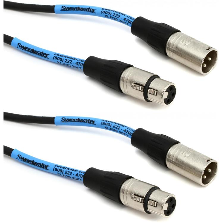 Pro Co EXM20 Excellines Microphone Cable 20foot (2Pack) Sweetwater