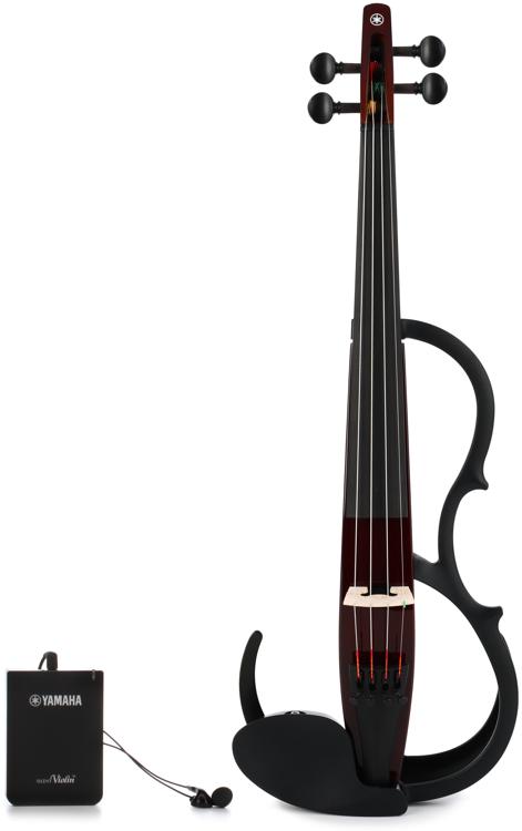 Silent YSV104 Electric Violin Brown | Sweetwater