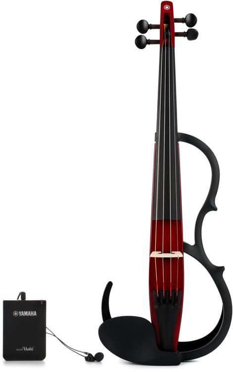 Yamaha Silent Series YSV104 Electric Violin - Red | Sweetwater