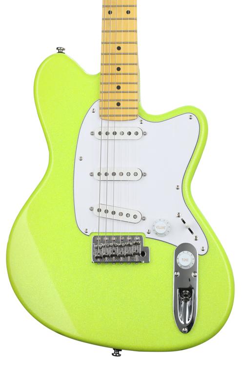 Ibanez Yvette Young Signature YY10 - Slime Green Sparkle