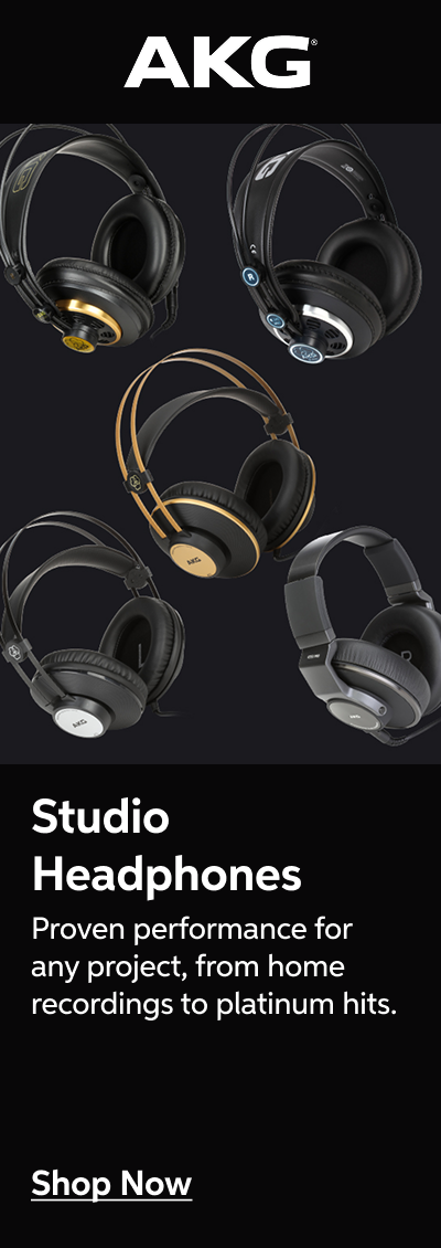 Studio Headphones — Proven performance for any project, from home recordings to platinum hits — Shop Now!