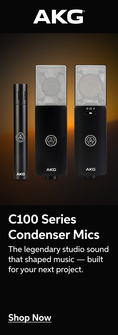 AKG C100 Condenser Mics — The legendary studio sound that shaped music — built for your next project. — Shop Now