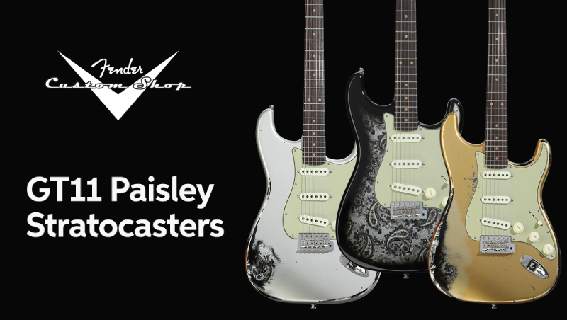 Exclusive! Fender Custom Shop GT11 Heavy Relic Paisley Strats