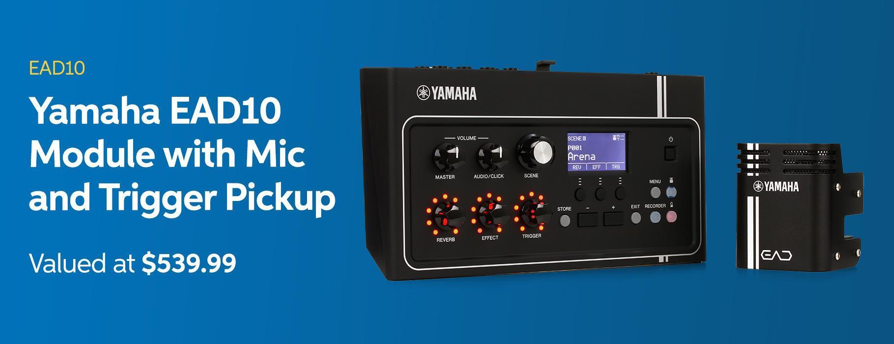 Giveaway - Yamaha EAD10 Module with Mic and Trigger Pickup - Valued At $539.99