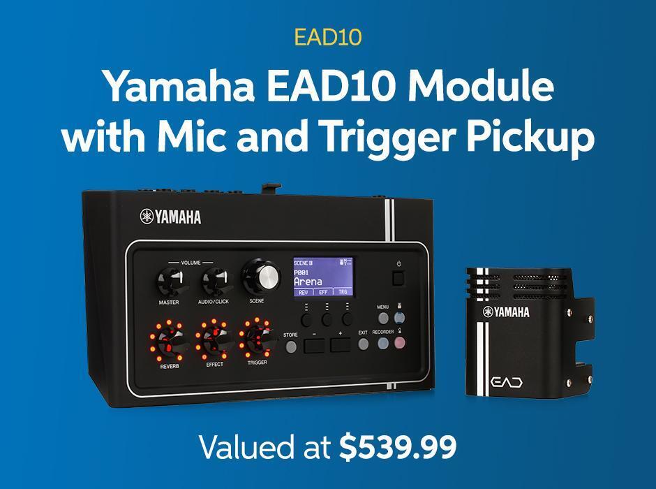 Giveaway - Yamaha EAD10 Module with Mic and Trigger Pickup - Valued At $539.99