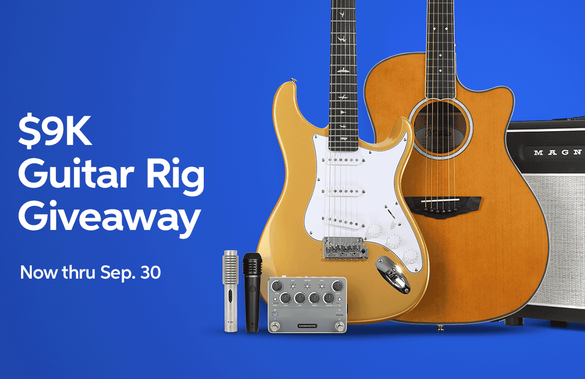 $9K Guitar Rig Giveaway featuring PRS, Neural DSP, Magnatone and More -- input your email address below to enter or click here to learn more.
