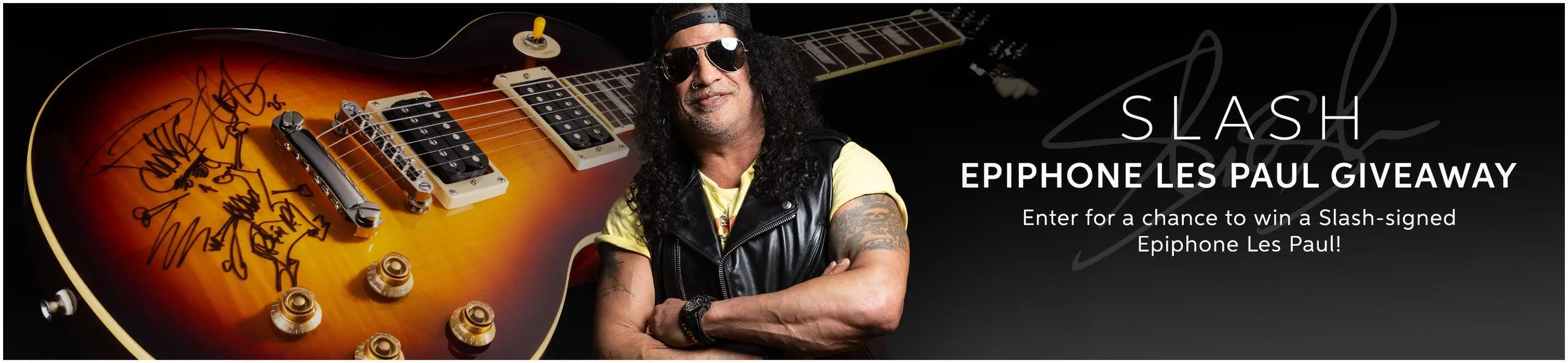 Slash-Signed Epiphone Les Paul Giveaway