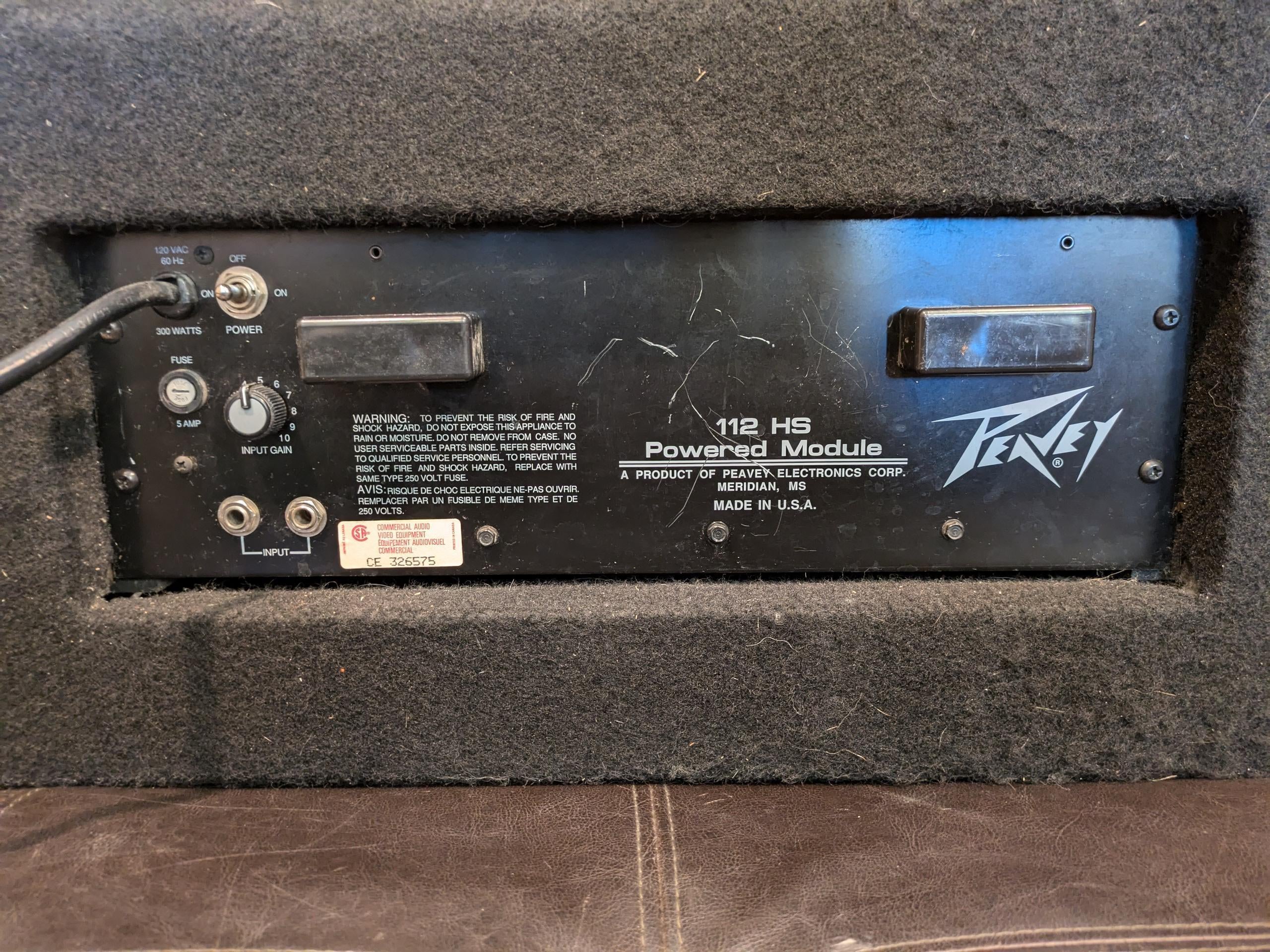 Used Peavey Peavy 112HS Powered - Sweetwater's Gear Exchange Used Peavey Peavy 112HS Powered - Sweetwater's Gear Exchange