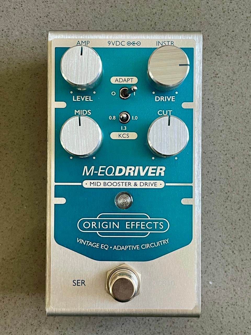 Used Origin Effects M-EQ Driver Mid Booster and Drive Pedal