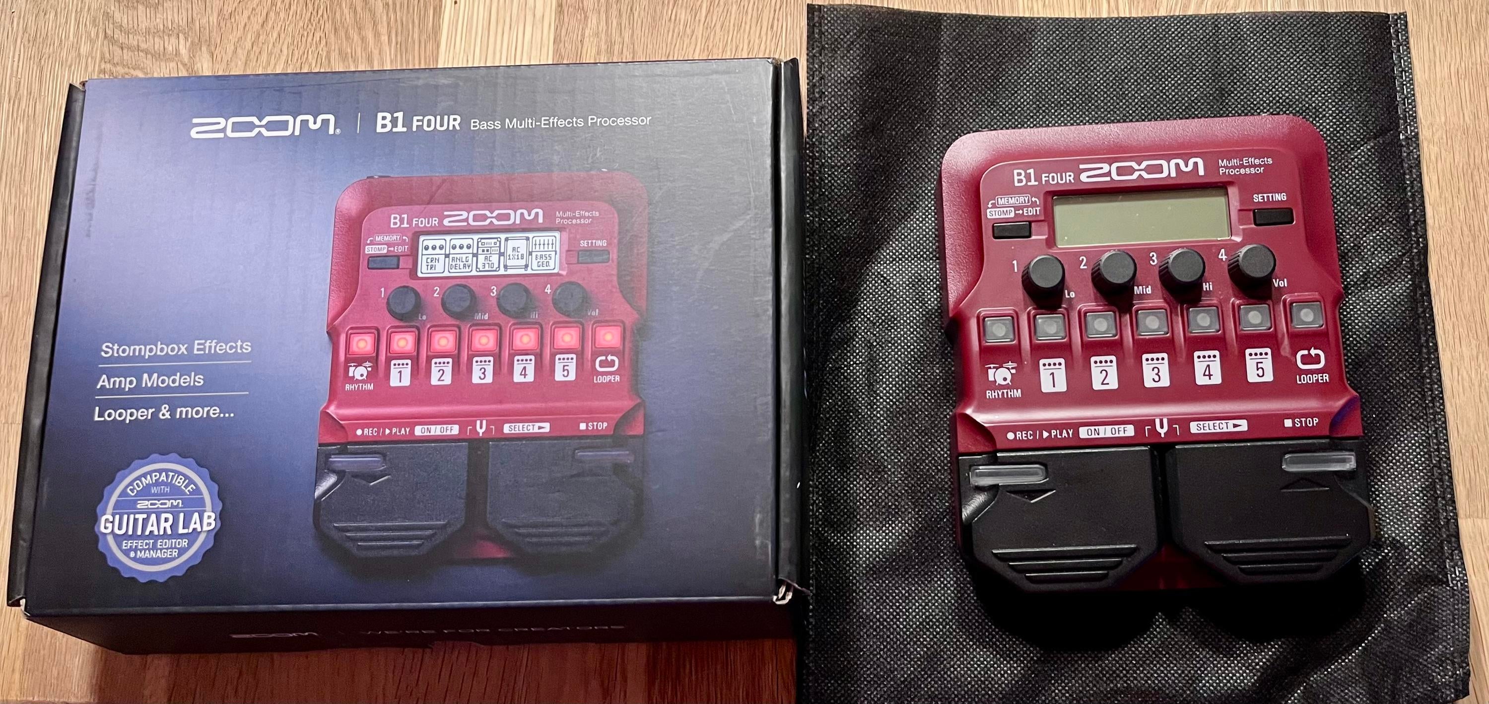 Used Zoom B1 FOUR Bass Multi-effects | Gear Exchange