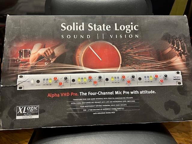 Used Solid State Logic Four-Channel Mic Pre SSL Alpha VHD