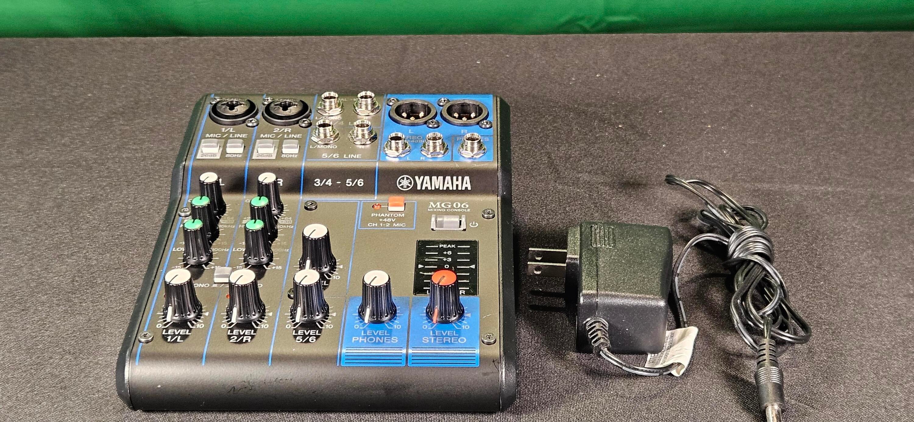 Used Yamaha MG06 6-channel Analog Mixer - Sweetwater's Gear Exchange