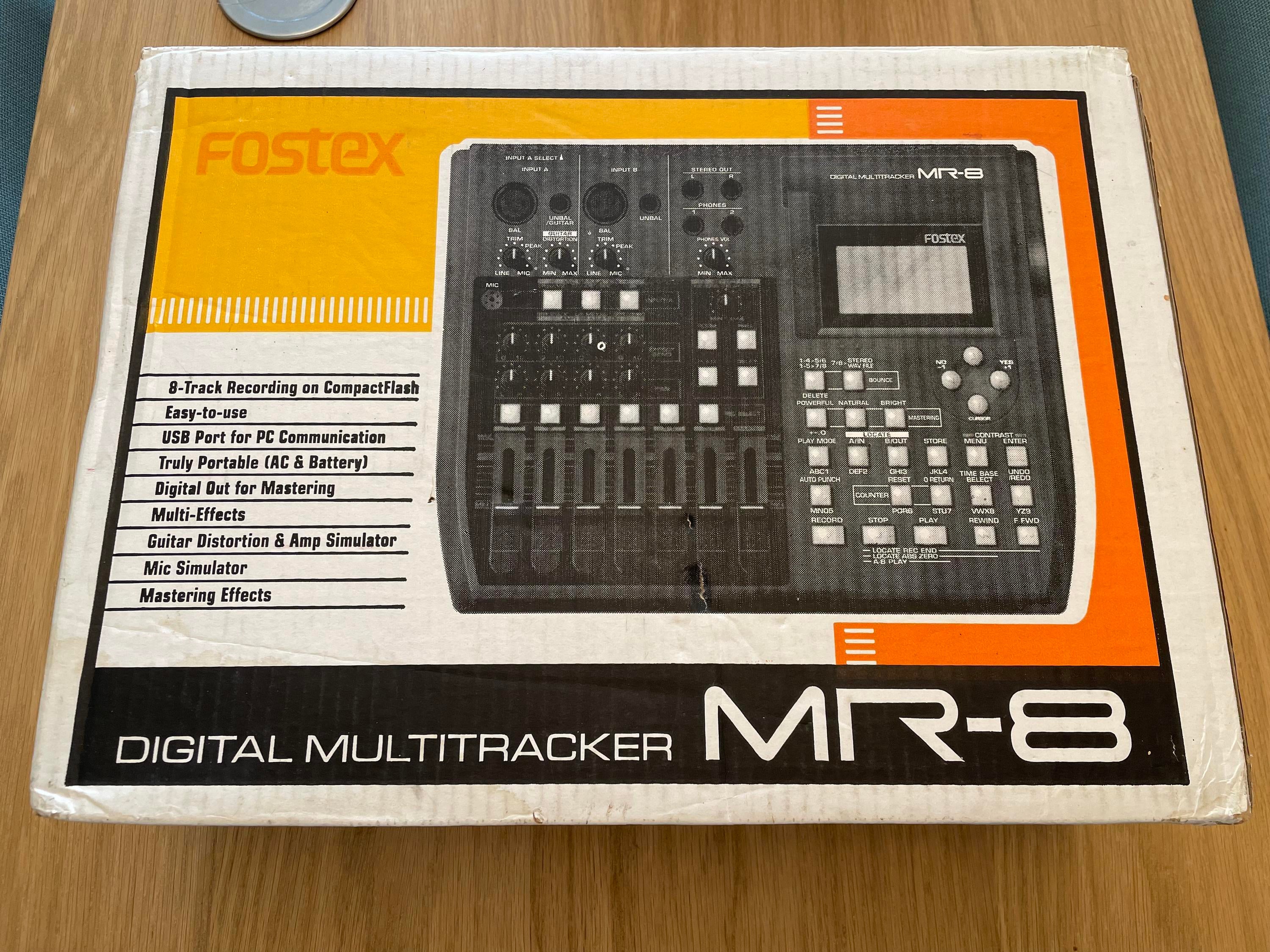 Fostex MR-8 buy Digital Multi-Track 8 Track Recorder + Carrying Case + Compact Flash