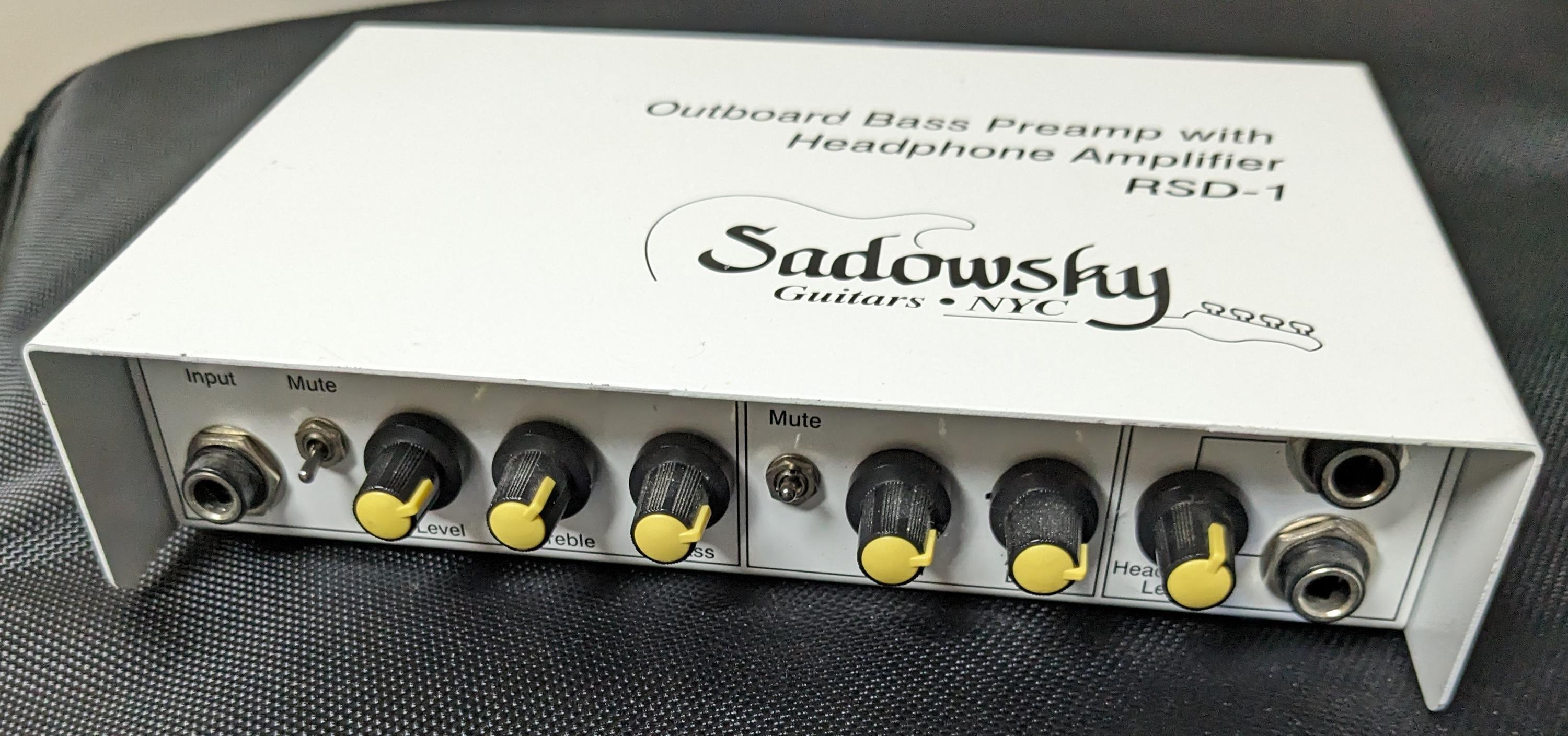 Used Sadowsky RSD-1 - Outboard Bass Preamp with Headphone Amplifier - Used