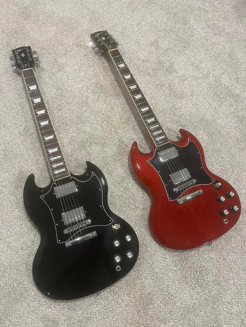 SG Standard Electric Guitar - Ebony or Cherry