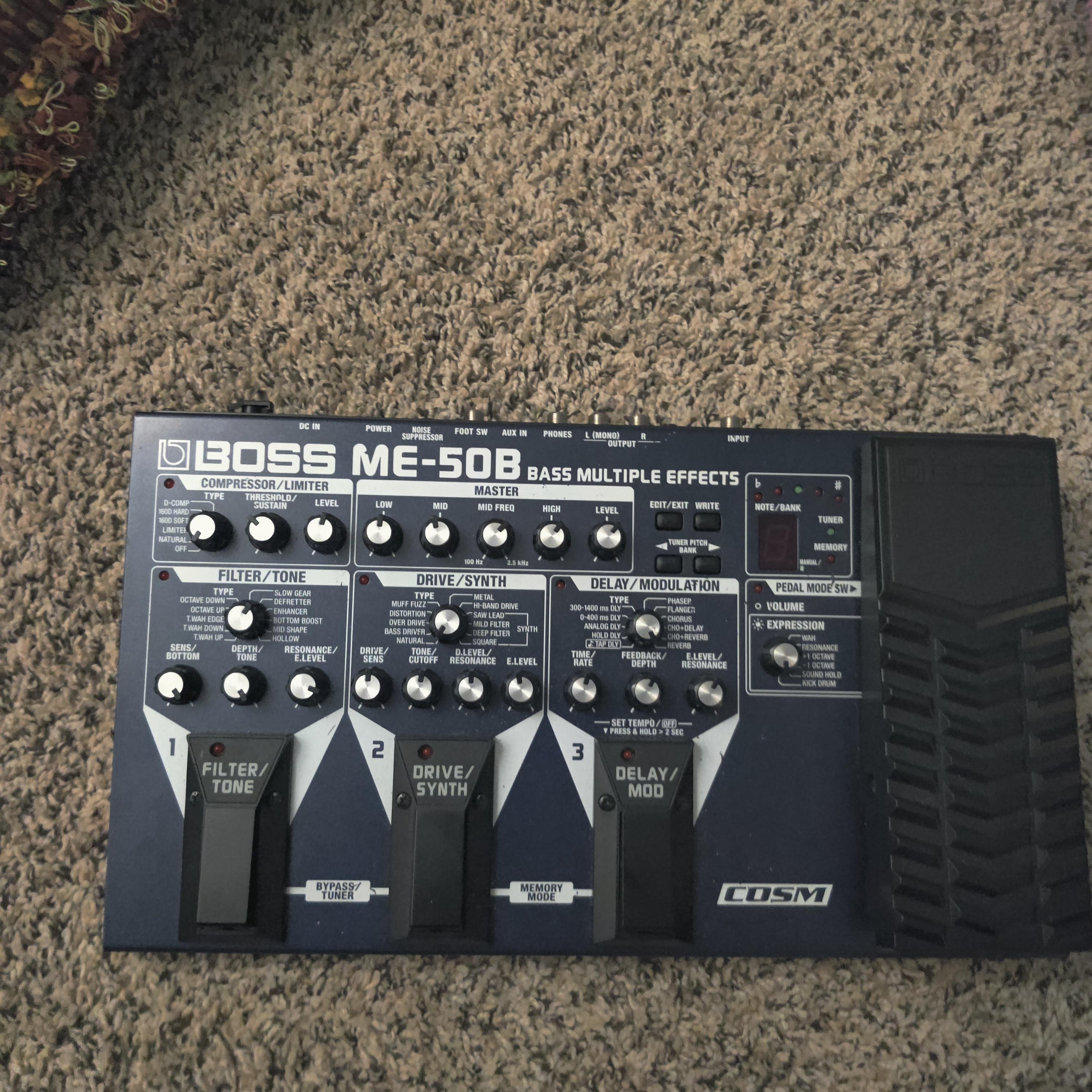 Used Boss ME-50B Bass Multi effects - Sweetwater's Gear Exchange