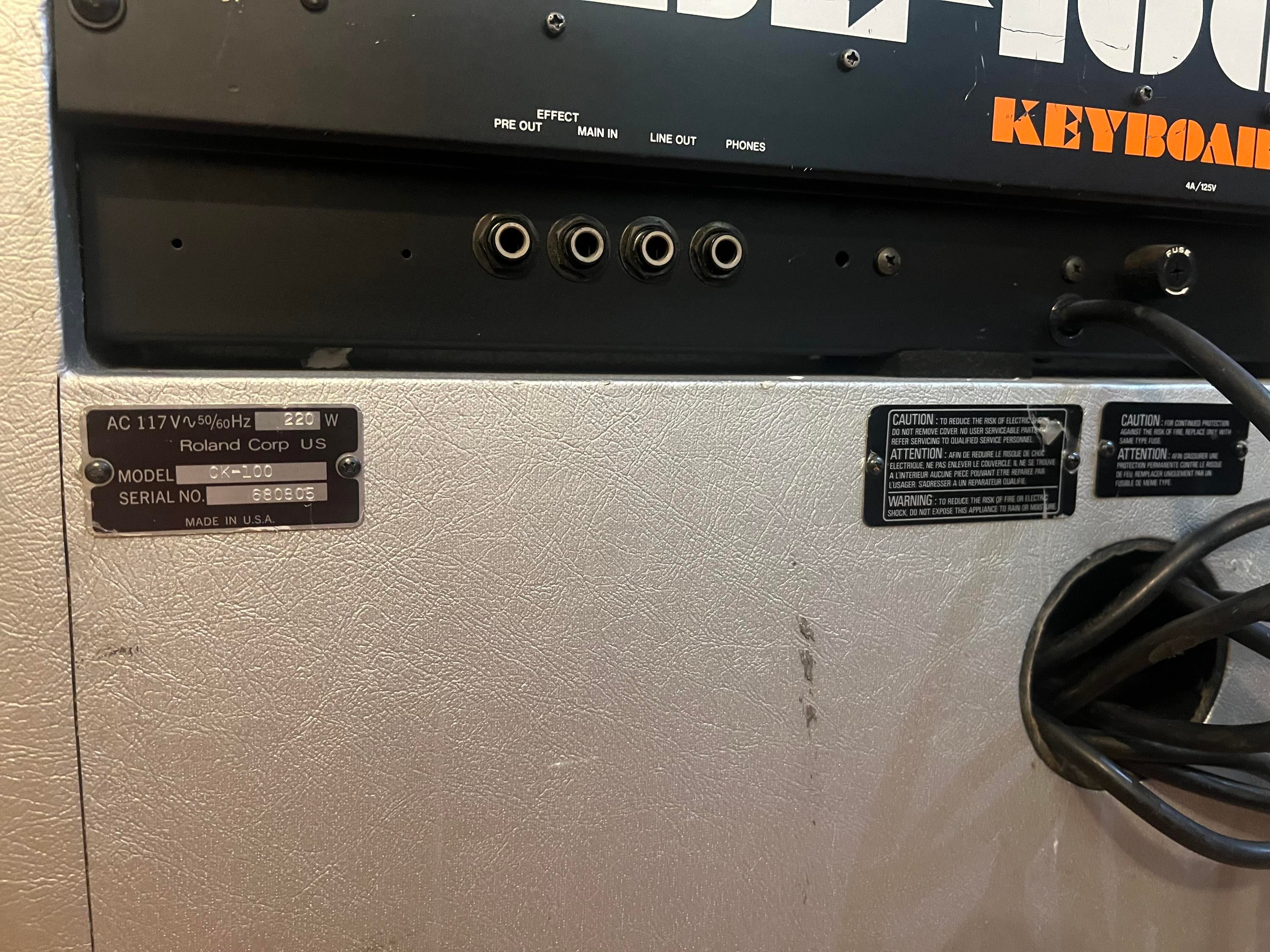 動作品　Roland ローランド キーボードコンボアンプ KC-100 Roland キーボードアンプ KC100 ローランド 【 札幌パルコ店