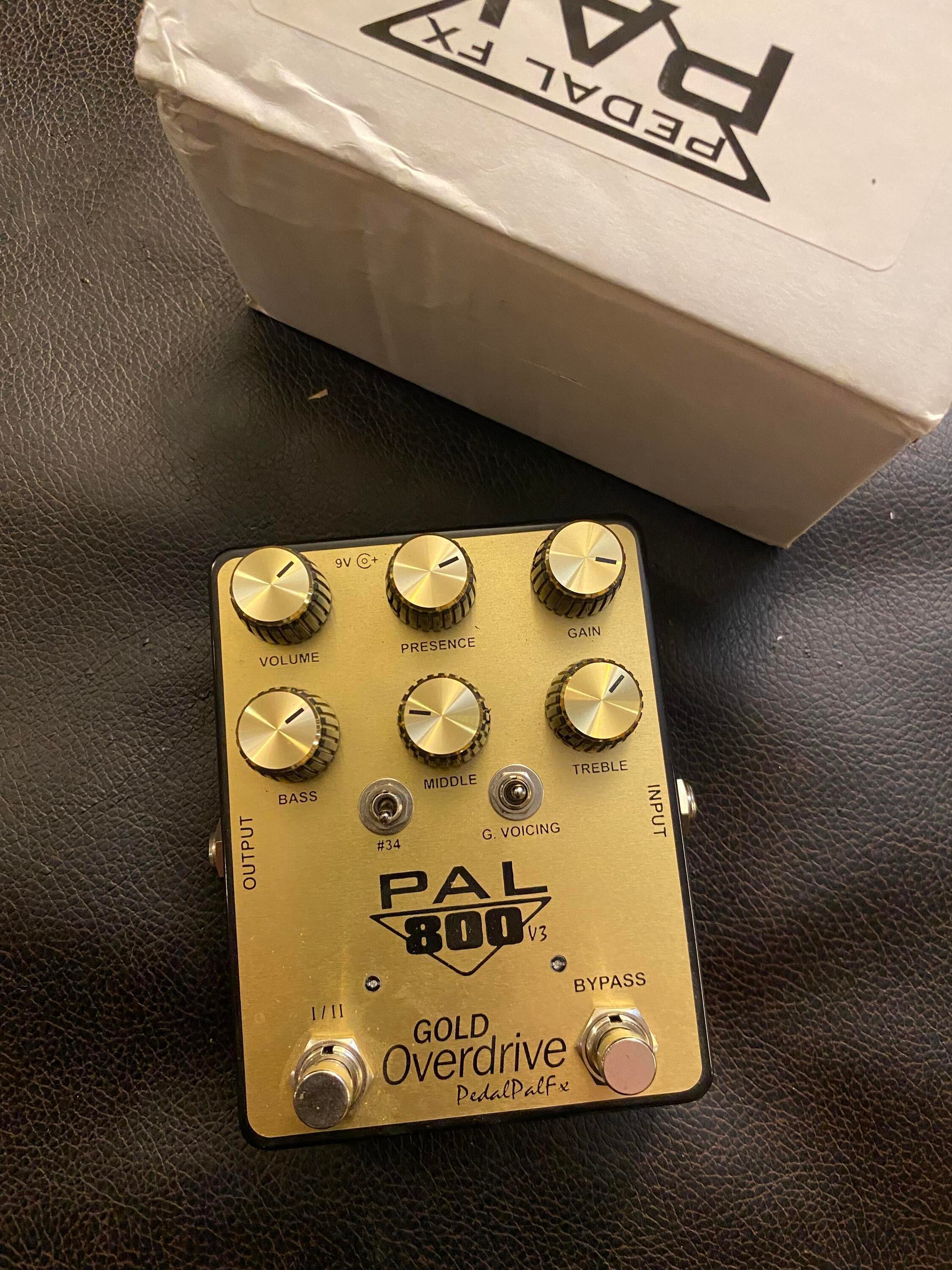 Used Pedal PAL PAL800-V3 GOLD OVERDRIVE - Sweetwater's Gear Exchange