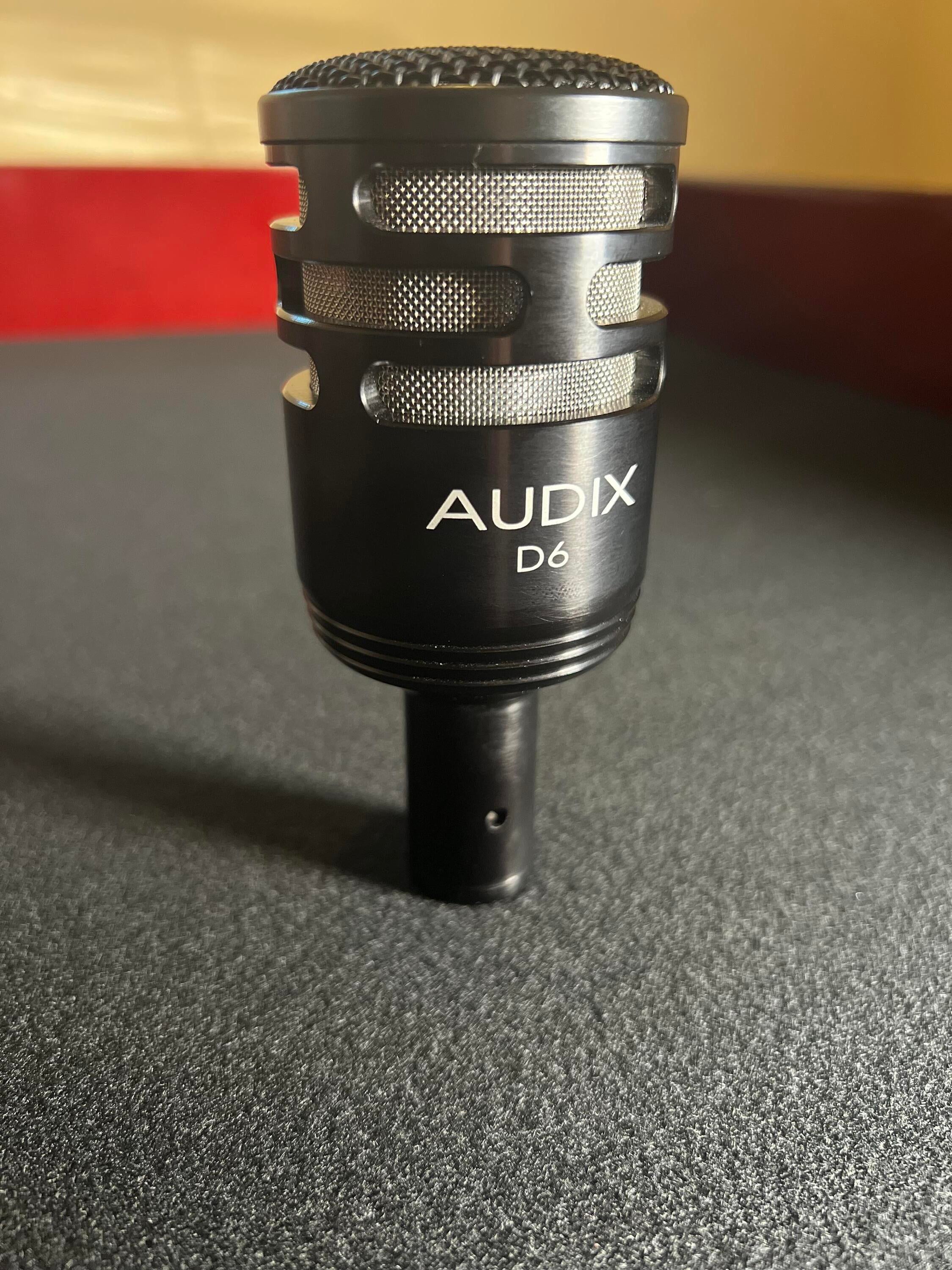 Used Audix D6 Cardioid Dynamic Kick Drum Microphone