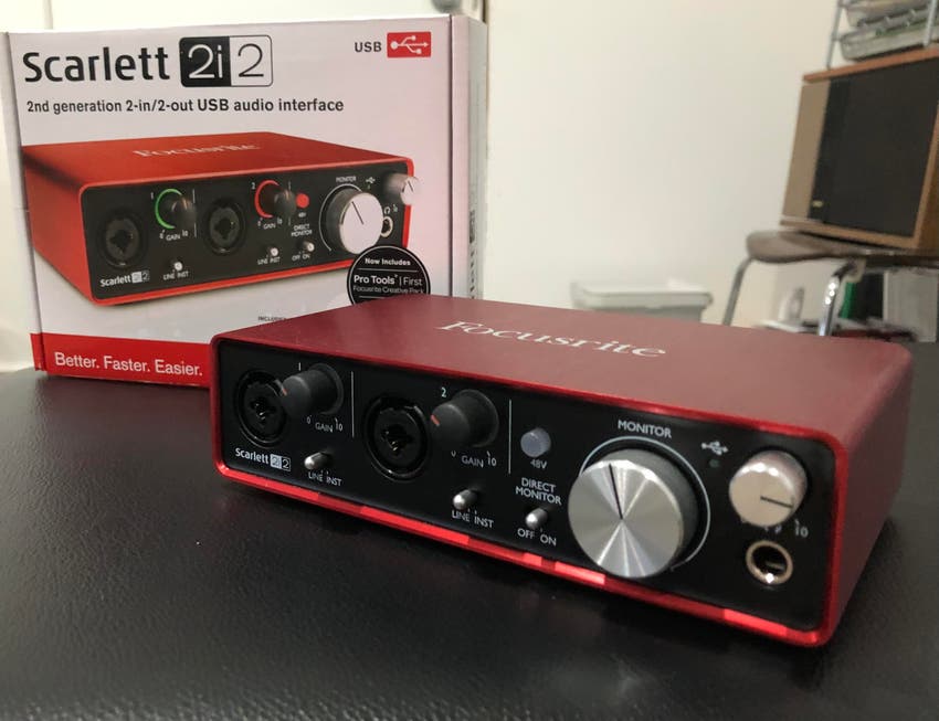 Used Focusrite Scarlett 2i2 2nd Gen USB Audio Interface Sweetwater Gear Exchange