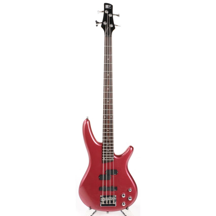 Ibanez Used SR 300 DX 4 String Pink Solidbody Electric Bass Guitar