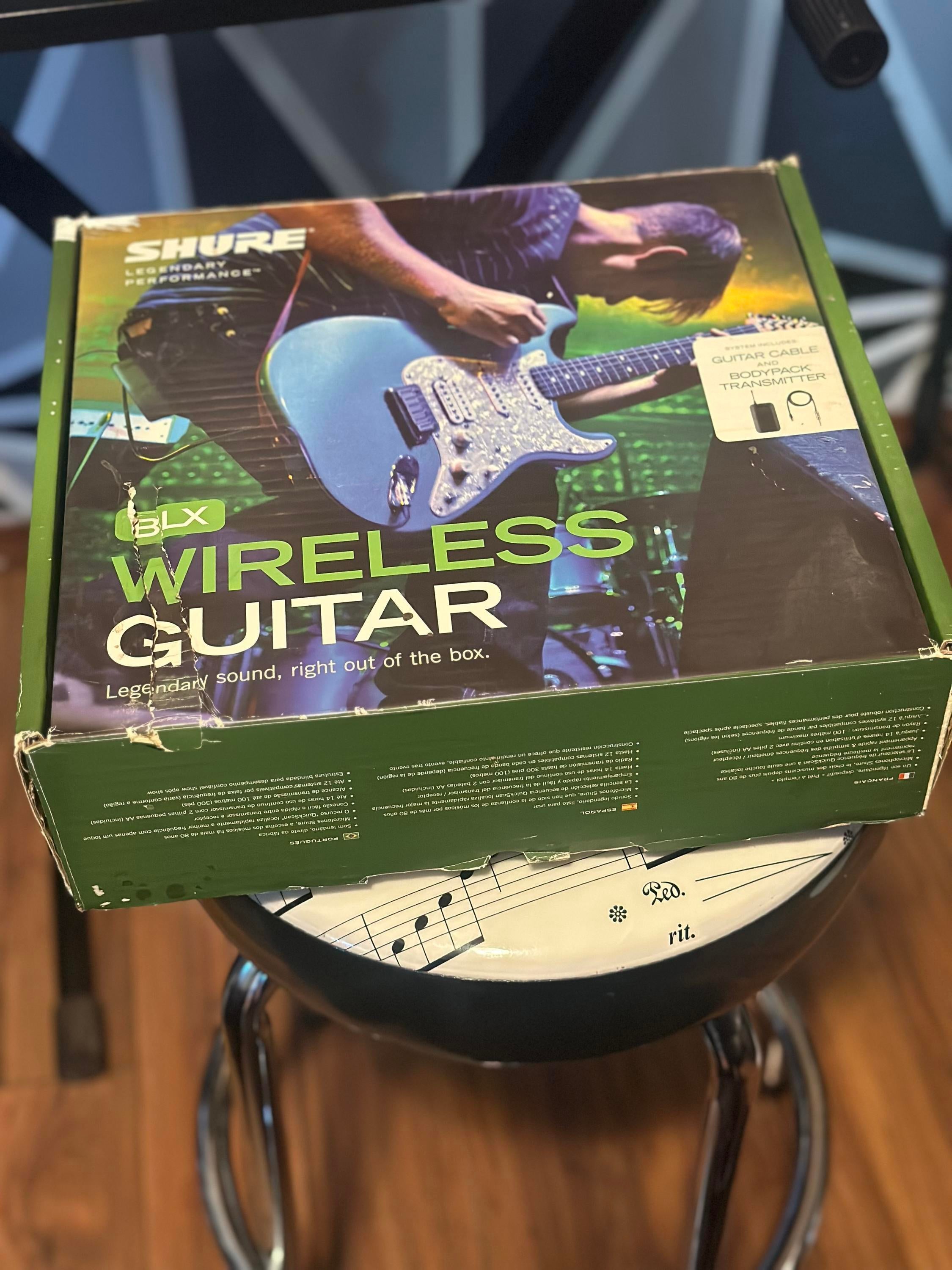 Used Shure BLX14 Wireless Guitar Sweetwater's Gear Exchange