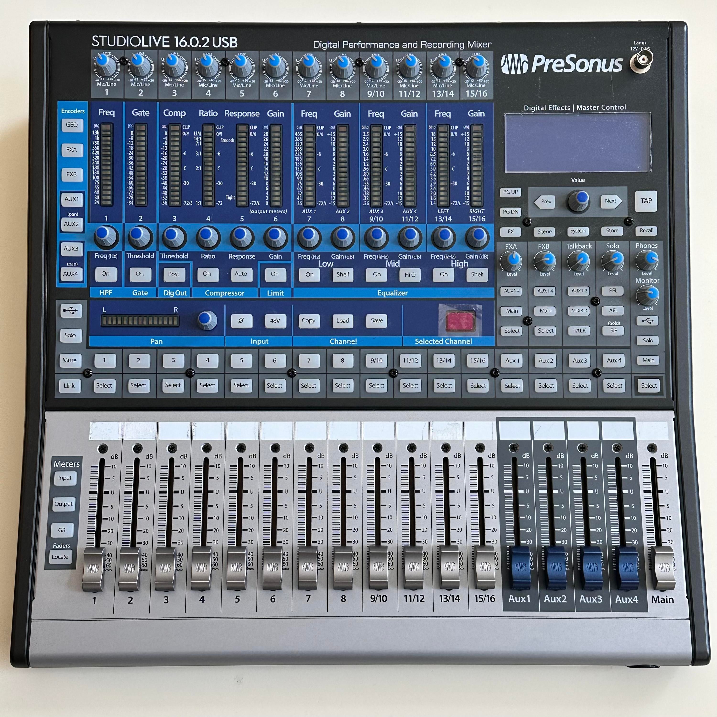 Used PreSonus StudioLive 16.0.2 USB 16-channel Digital Mixer