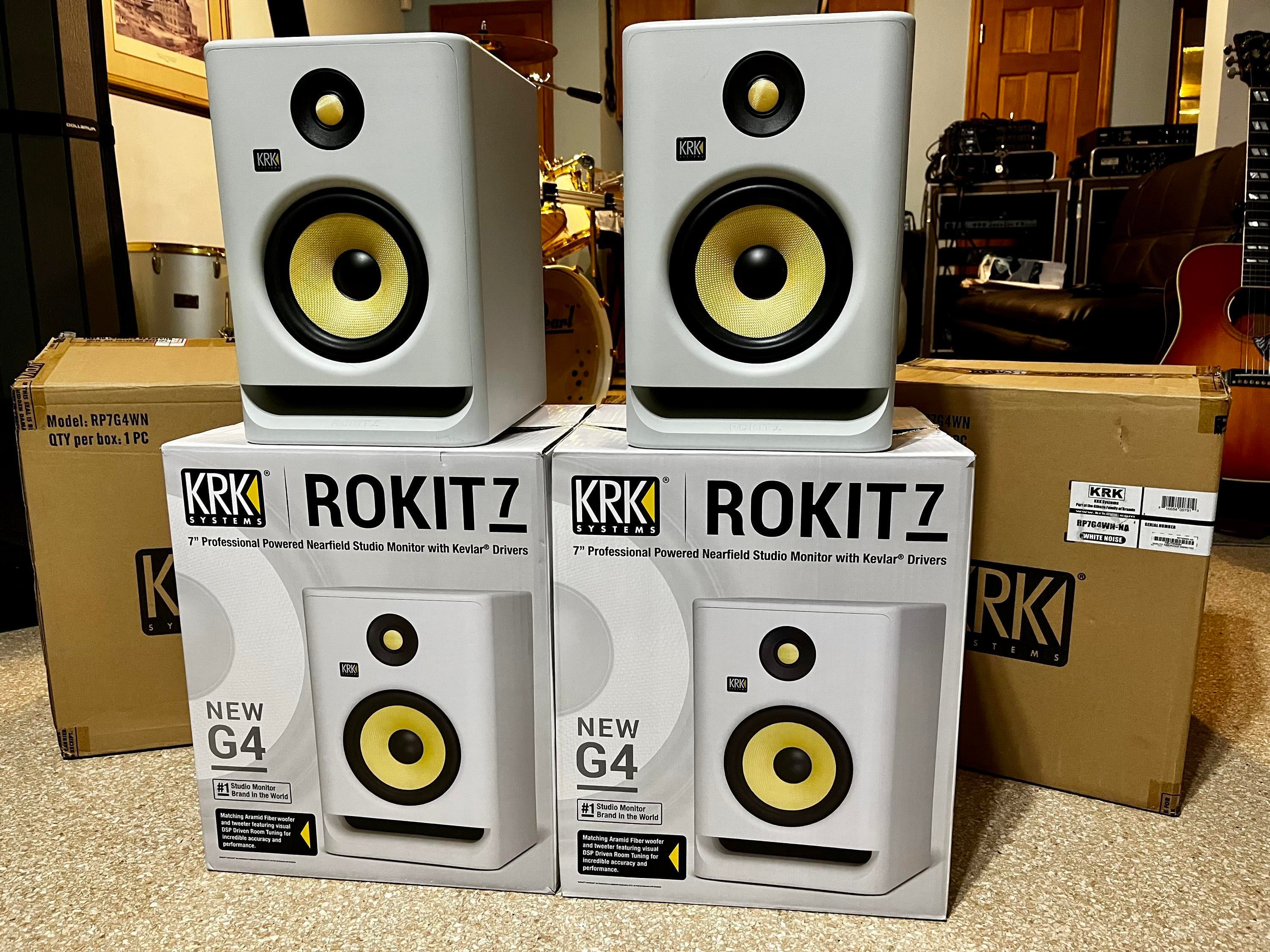 Used KRK ROKIT 7 G4 White Noise 7