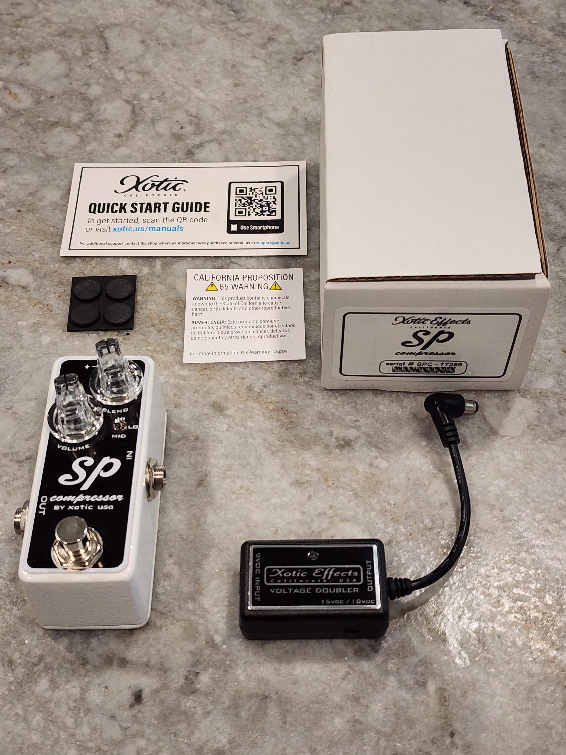 Xotic SP Compressor & Voltage Doubler×2 Used Xotic Effects SP Compressor - Sweetwater's Gear Exchange