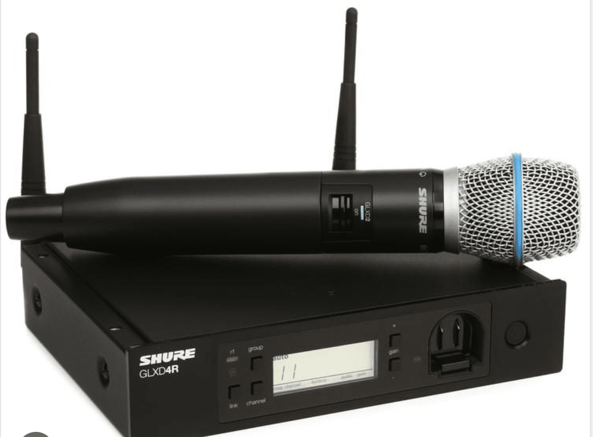 Used Shure GLXD Advanced Digital Wireless Vocal System with BETA87A