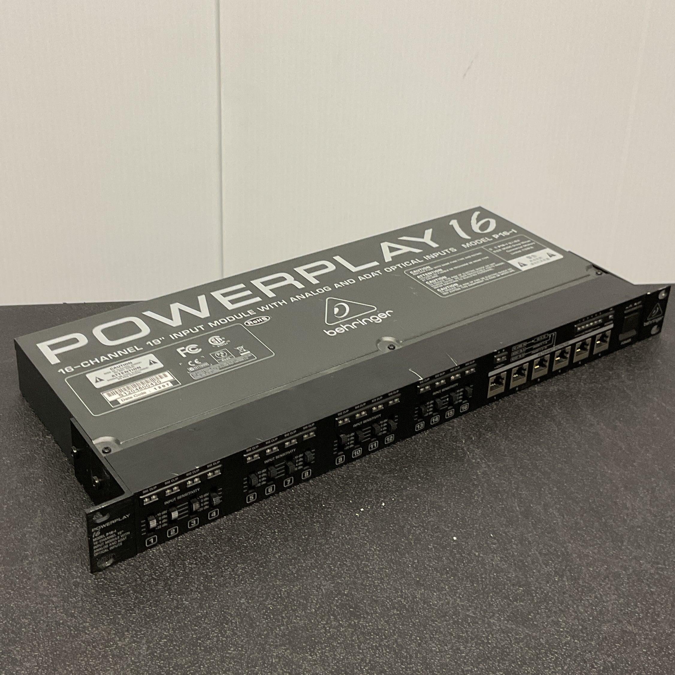 Used Behringer P16-I 16-ch - Sweetwater's Gear Exchange