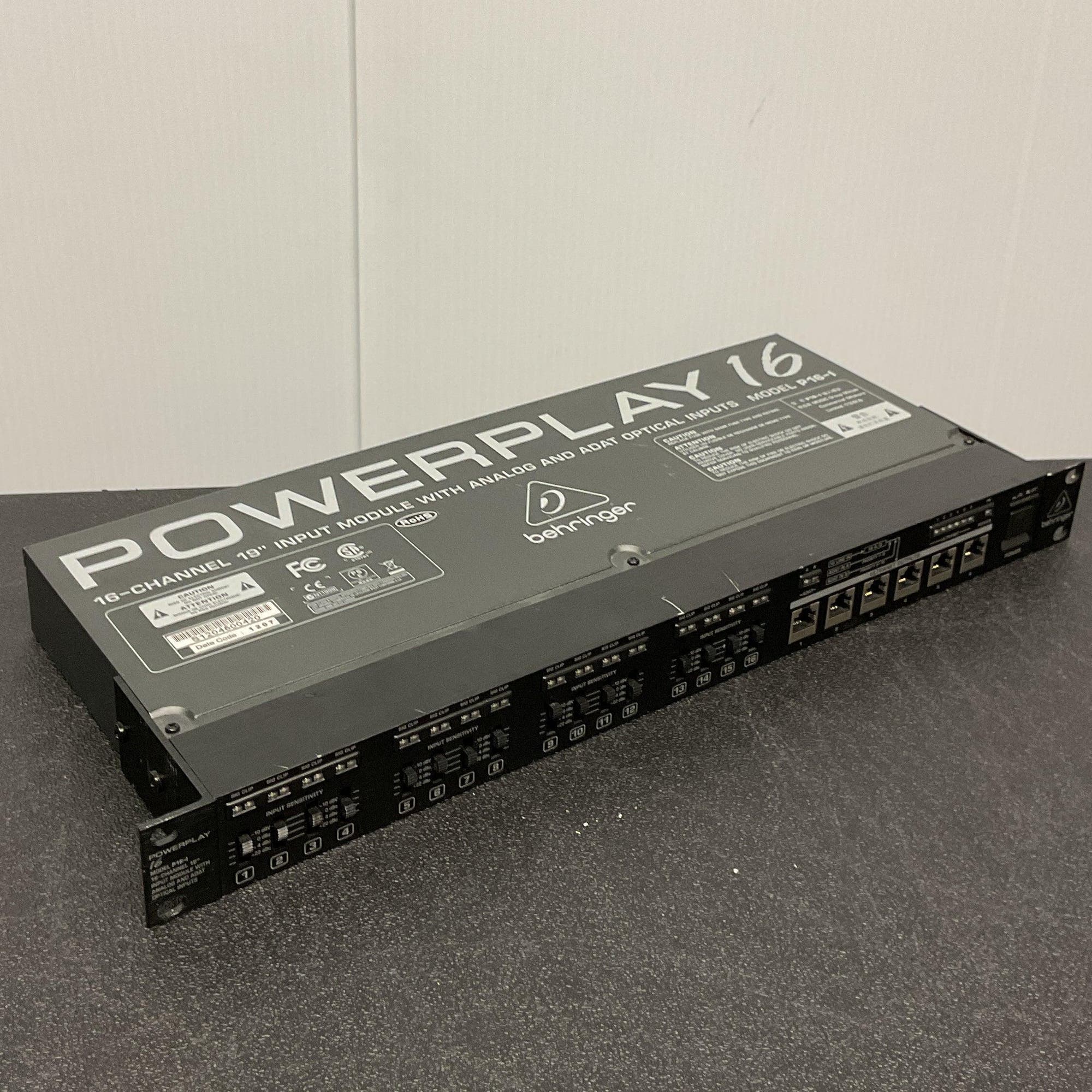 Used Behringer P16-I 16-ch - Sweetwater's Gear Exchange