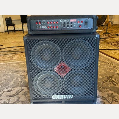 Carvin R1000 Bass Amp And 2