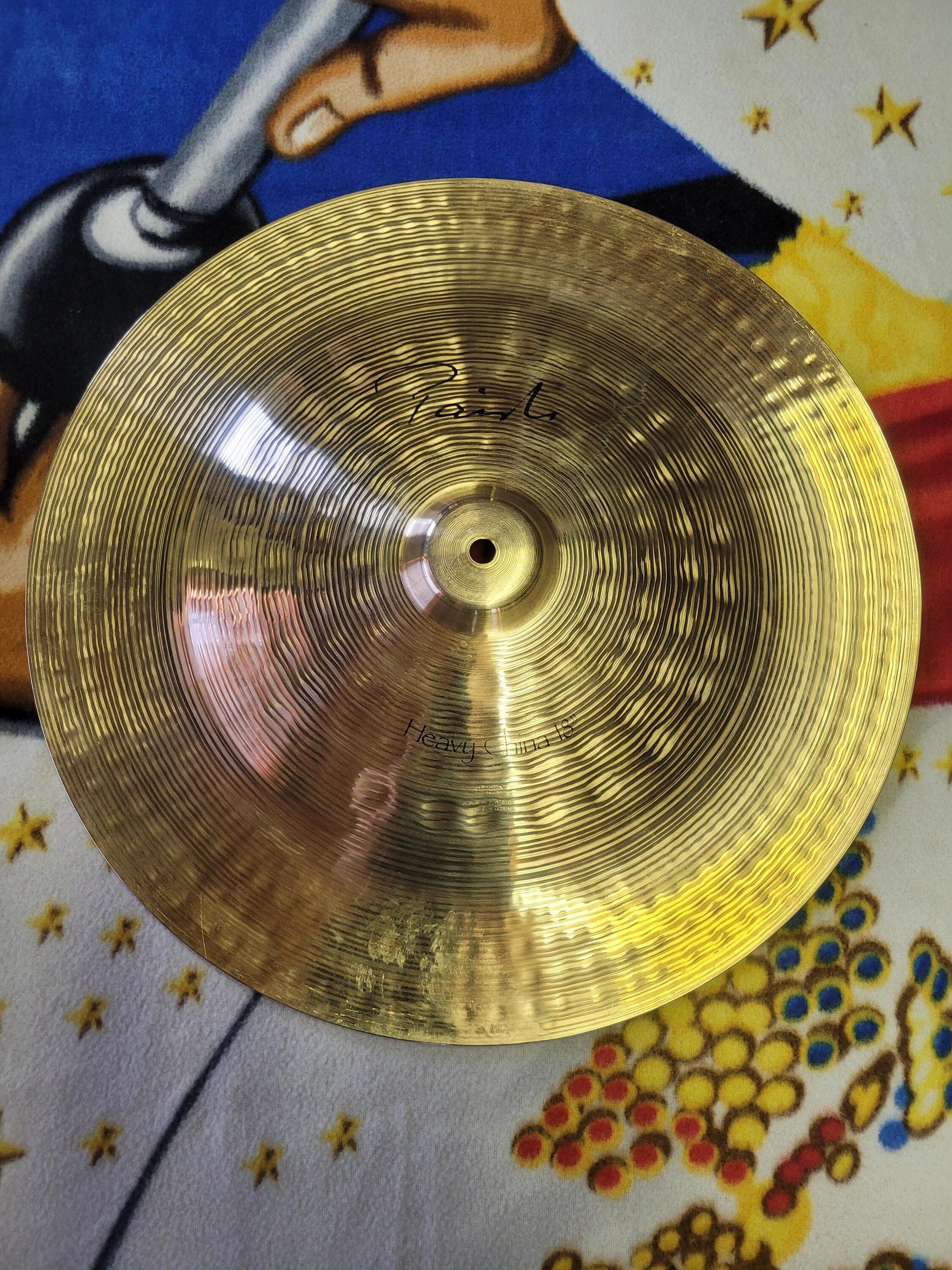 Used Paiste 18 inch Signature Heavy China Cymbal