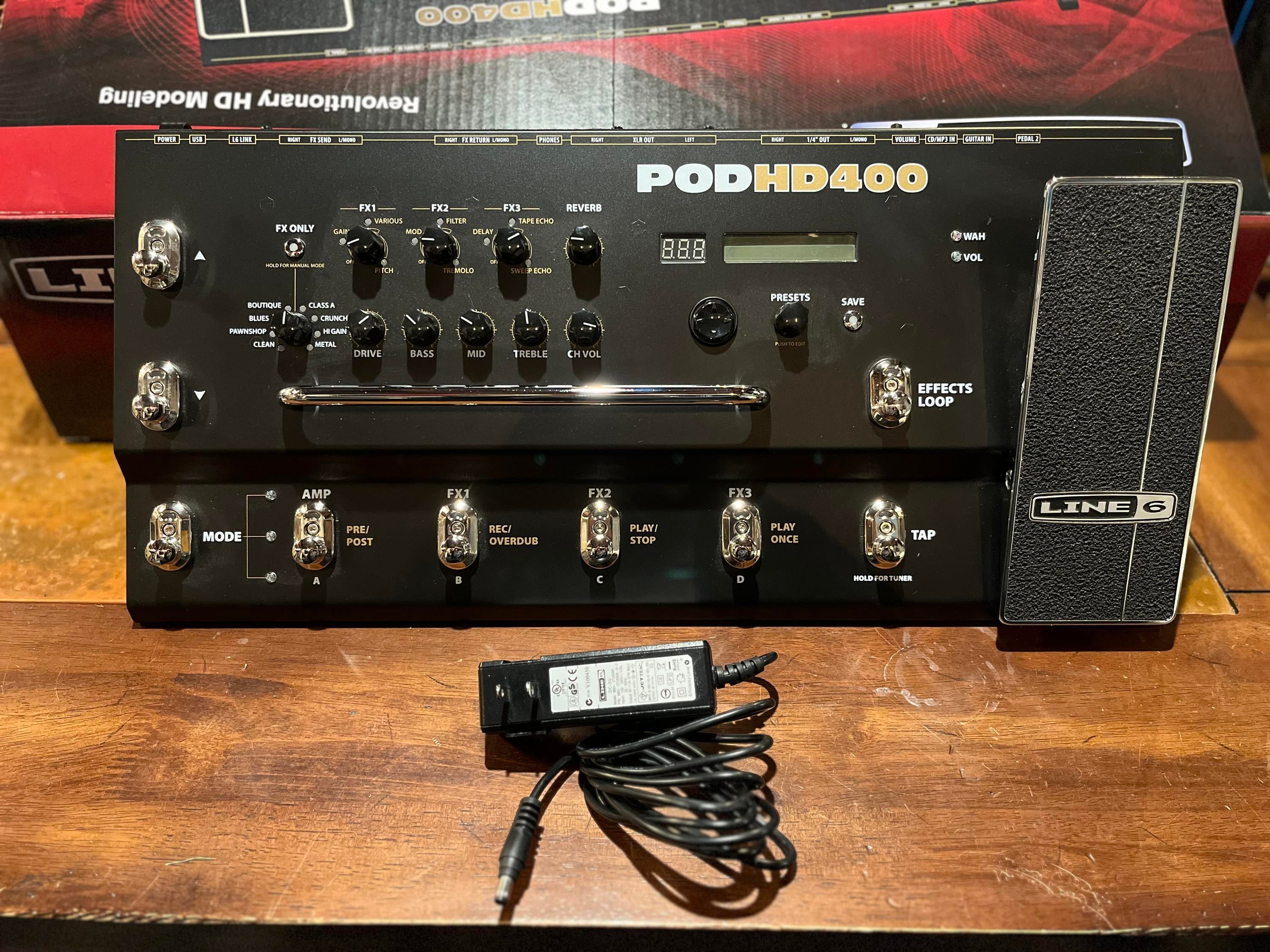 Used Line 6 POD HD400 Multi-Effect and Amp - Sweetwater's Gear