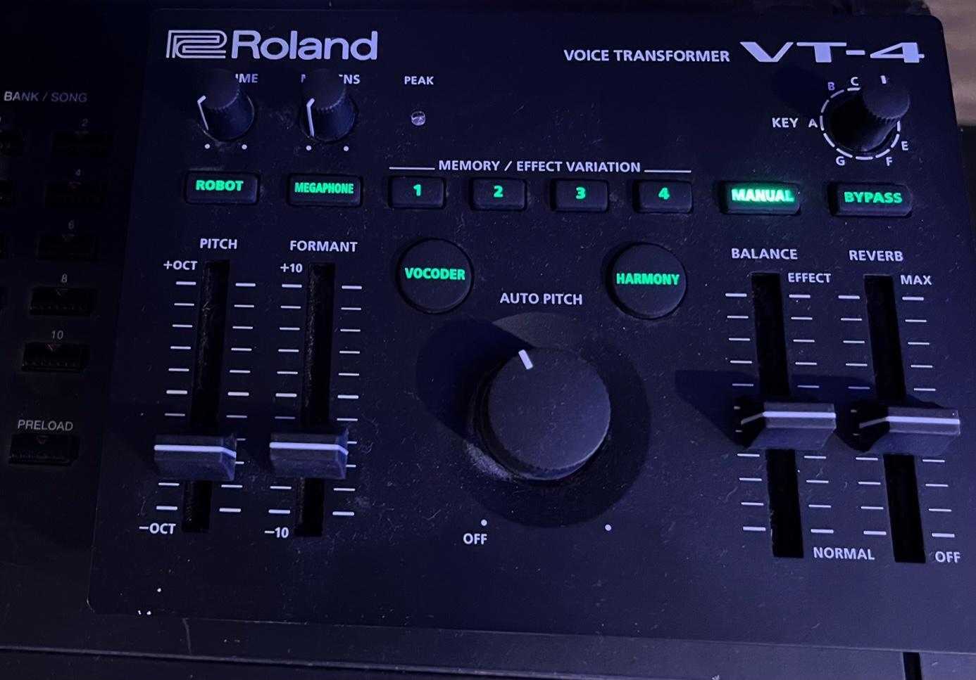Used Roland VT-4 Voice Transformer & Effects Processor